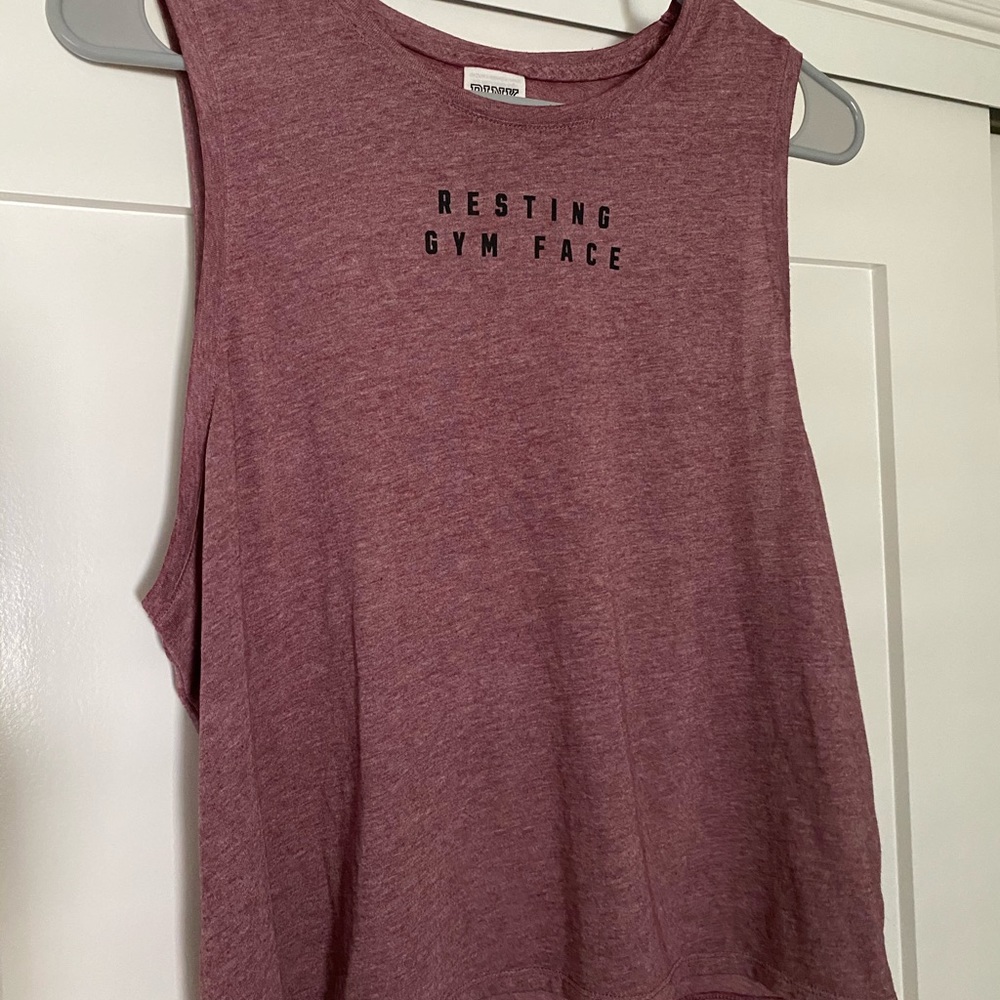 PINK crop tank top
